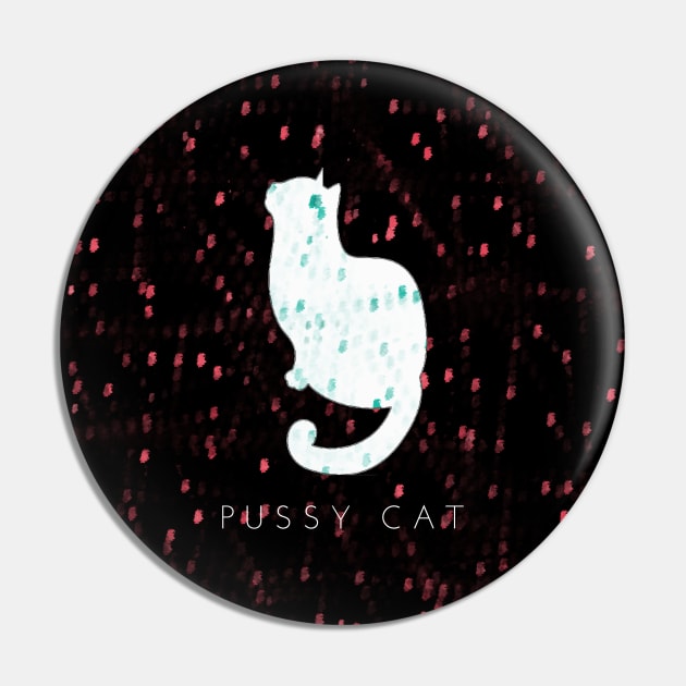 Pussy Cat Pin by Sahils_Design