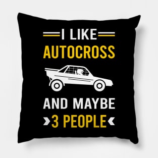 3 People Autocross Pillow