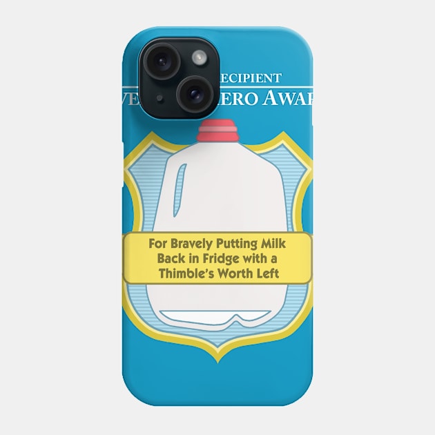 Everyday Hero: Milk Phone Case by Gank16