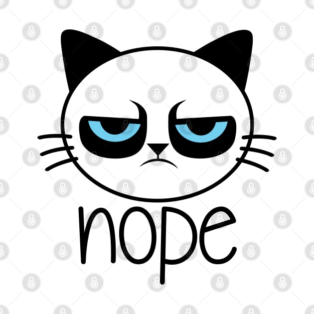 Nope Sassy Cat by defytees