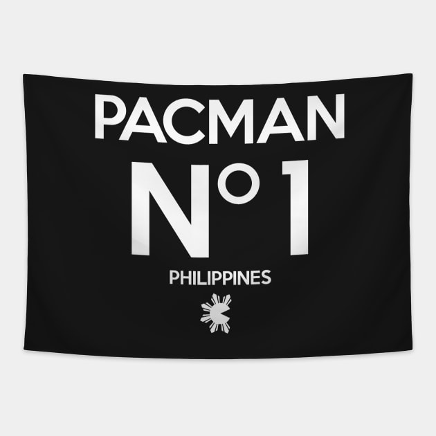 Pacman Pacquiao Number One Boxing Crooks Tapestry by airealapparel