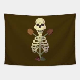 Old bones with dark nature Tapestry