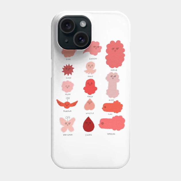 Breath type chart Phone Case by IsabelOtten