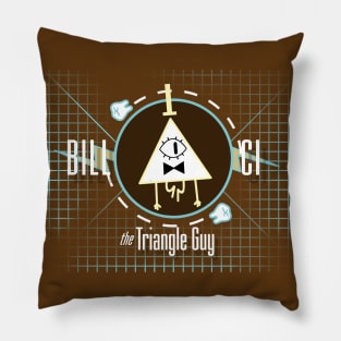 Bill Ci the Triangle Guy Pillow