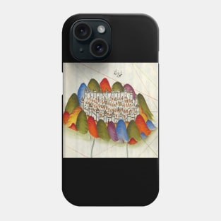 Granada tower in a manuscript Phone Case