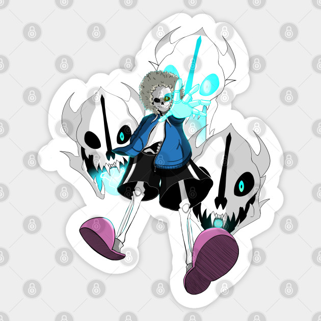 Undertale Sans Undertale Pegatina Teepublic Mx