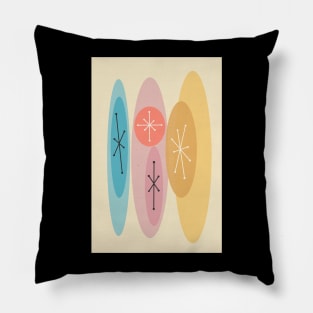 Mid Century Electrons Pillow