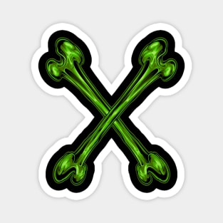 green cross bone Magnet