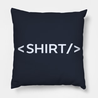 Funny computer science coding shirt t-shirt Pillow