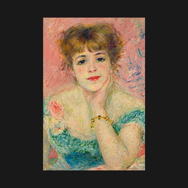 Portrait of Jeanne Samary Print Pierre-Auguste Renoir Art Impressionism Vintage Print Impressionist Style by ZiggyPrint