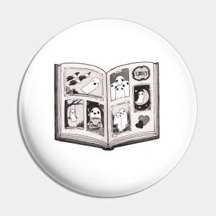 Ghostly Album Pin
