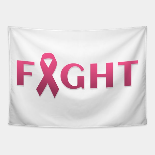 Breast cancer FIGHT Tapestry by mangobanana