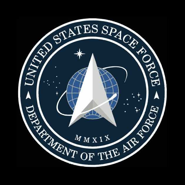 Space Force Insignia, From Official USSF Seal,  Logo by VintageArtwork