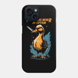 Peace was never an option Phone Case