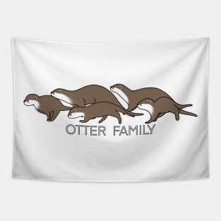 OTTER FAMILY Tapestry