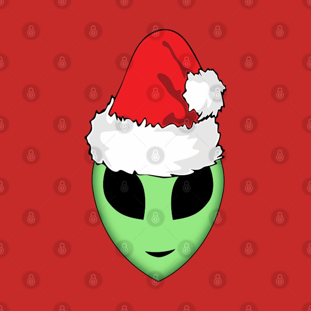 Friendly Alien Santa by snknjak