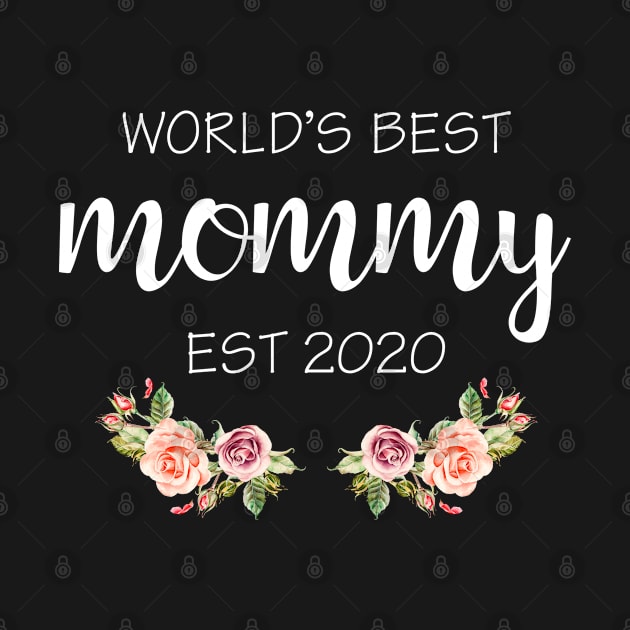 World's Best Mommy Est 2020 Pregnancy Announcement by LotusTee