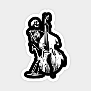 death plays bass guitar Magnet