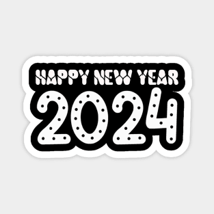 Happy New Year 2024 Magnet