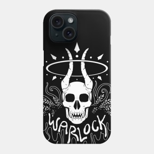 Warlock Class - White Design Phone Case