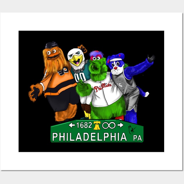 Philadelphia City Sports Teams Mascot Philadelphia Phillies Eagles