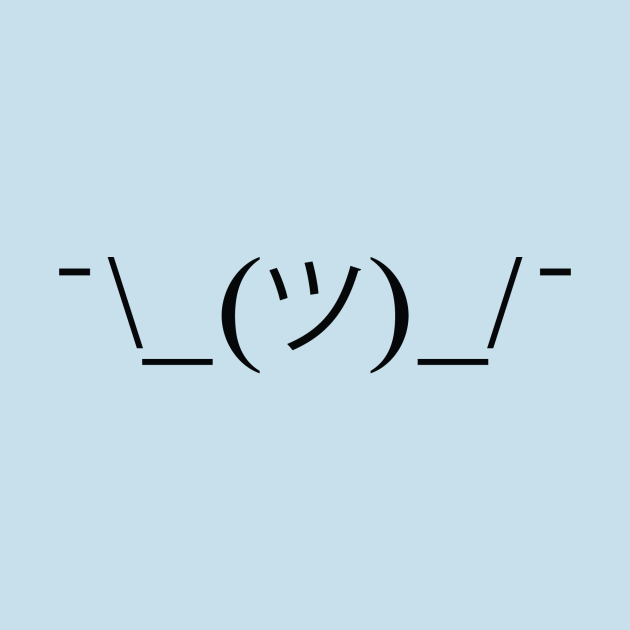 Shrug Emoji Explains Life Shrugs TShirt TeePublic