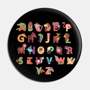 Animal Alphabets Pin