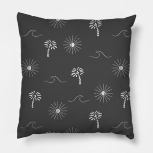 boho surf inspired pattern Pillow