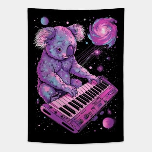 Nebula Koala Keyboardist Tapestry