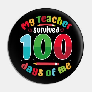 MY TEACHER survived 100 DAYS OF ME Pin