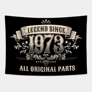 50 Years Old Legend Since 1973 50th Birthday Tapestry