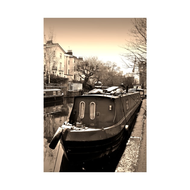 Narrow Boats Regent's Canal Camden London by AndyEvansPhotos