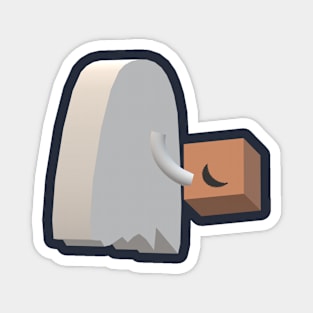 Ghost Halloween Package Magnet