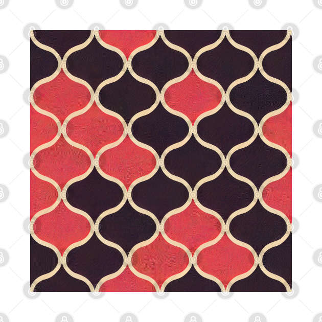 Geometric textile seamless pattern design by DyeruArt