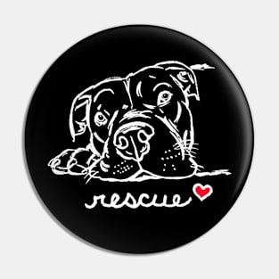 Rescue Dogs, Pitbull Rescue, Pittie Lovers Pin