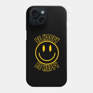 happy face smiley face emoji Phone Case