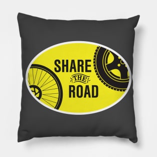 Share the Road - Bikes Pillow