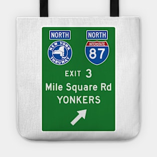 New York Thruway Northbound Exit 3: Mile Square Rd Yonkers Tote