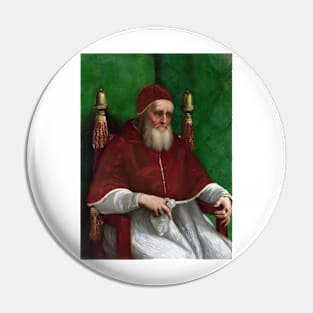 Portrait of Pope Julius II - Raphael Pin