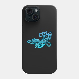 Magic Blue Dragon Celtic Knot Phone Case