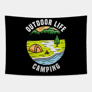 Camping Life Tapestry