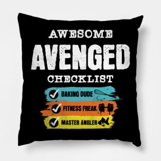 aven checklist Pillow