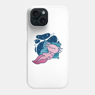 Sleeping Axolotl Phone Case