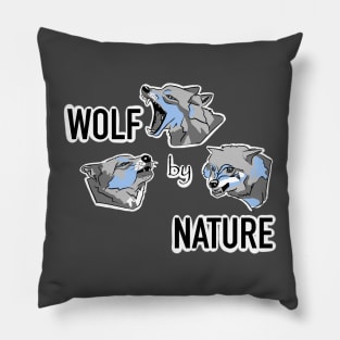 Wolf by nature!🐺🔥 Pillow