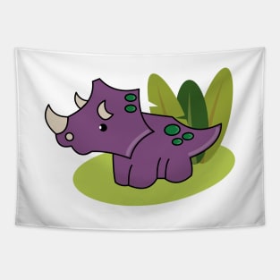 Baby Triceratops Tapestry