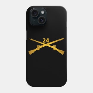 24th Infantry Regiment Branch wo Txt Phone Case