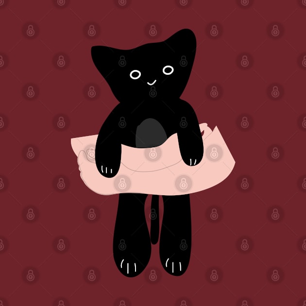 Cute bbaby black cat by CindyS