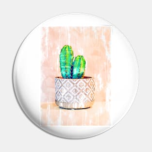 Minimal Mini Cactus Deco Pin