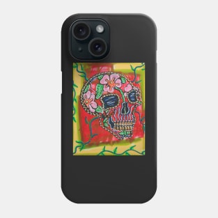 Skull of Flowers Phone Case