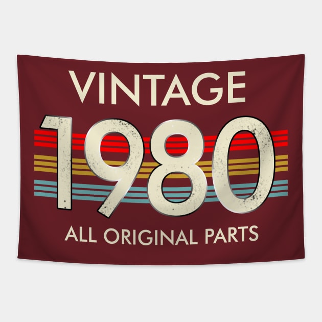 Vintage 1980 All Original Parts Tapestry by louismcfarland